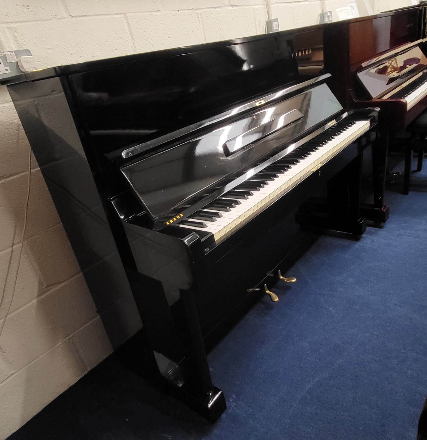 Yamaha U1D upright Piano in black polyester – Featured image – Roberts Pianos Oxford