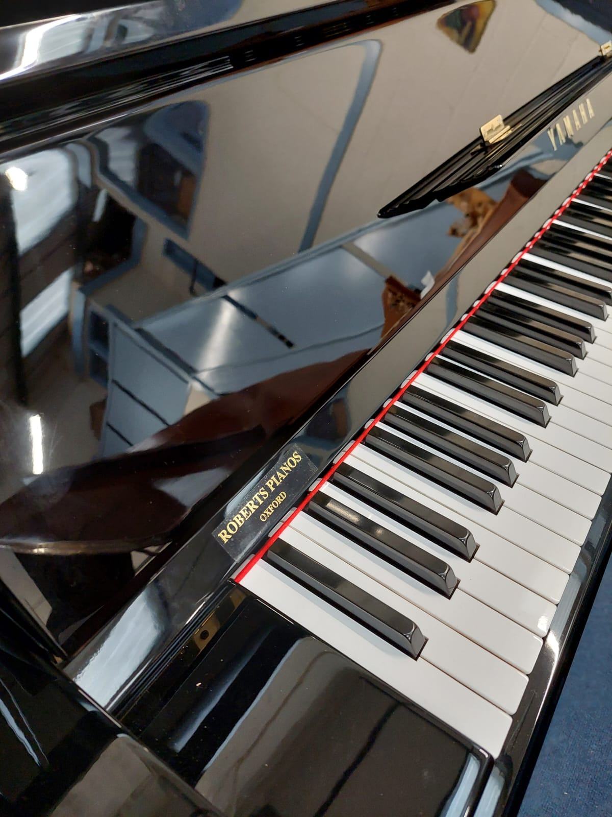 Yamaha U3H upright Piano in Black – Featured image – Roberts Pianos Oxford