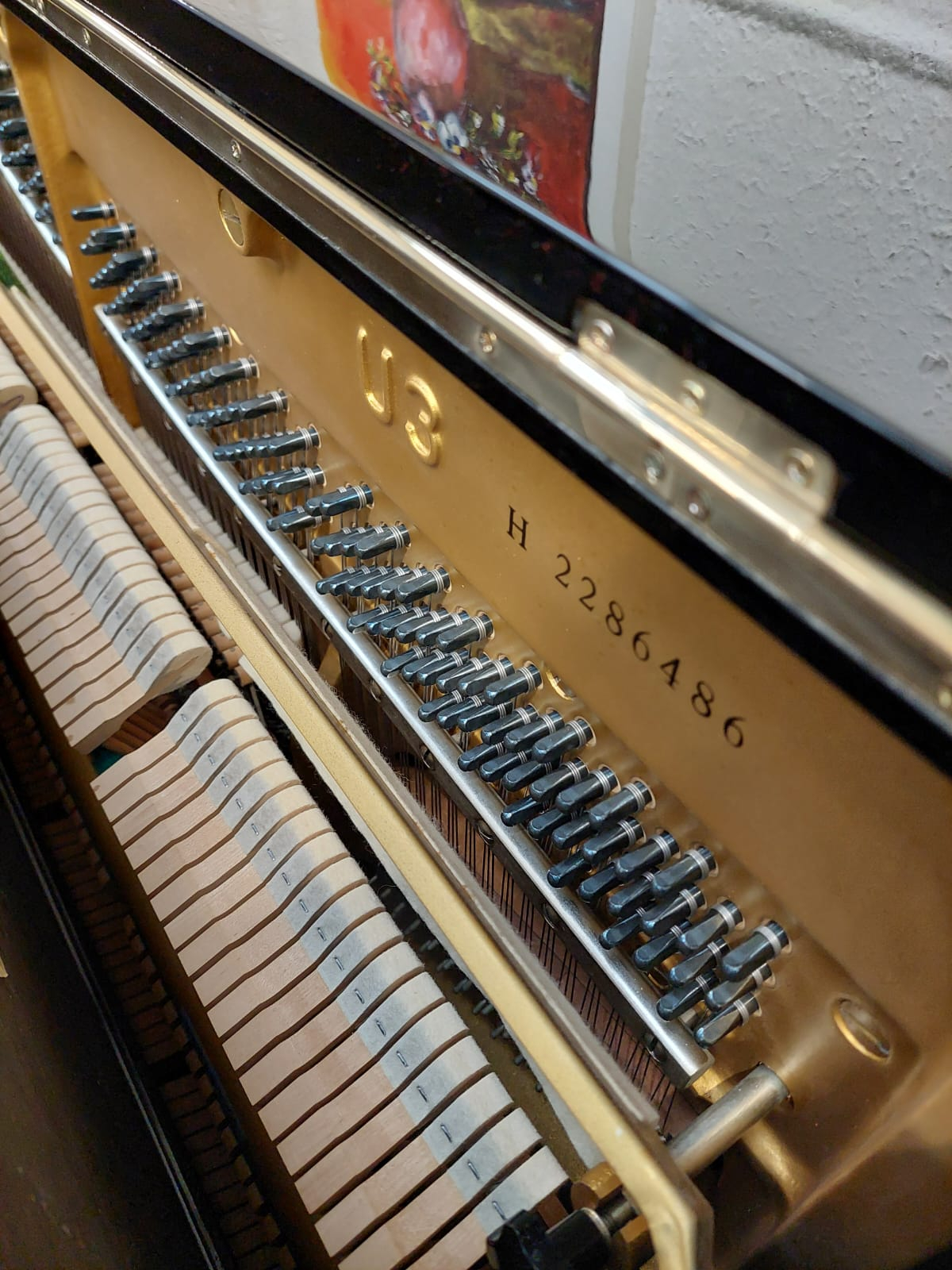 Yamaha U3H upright Piano in Black – Gallery image – Roberts Pianos Oxford