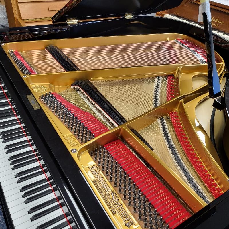 Grotrian Steinweg 160 grand Piano in black – Gallery image – Roberts Pianos Oxford