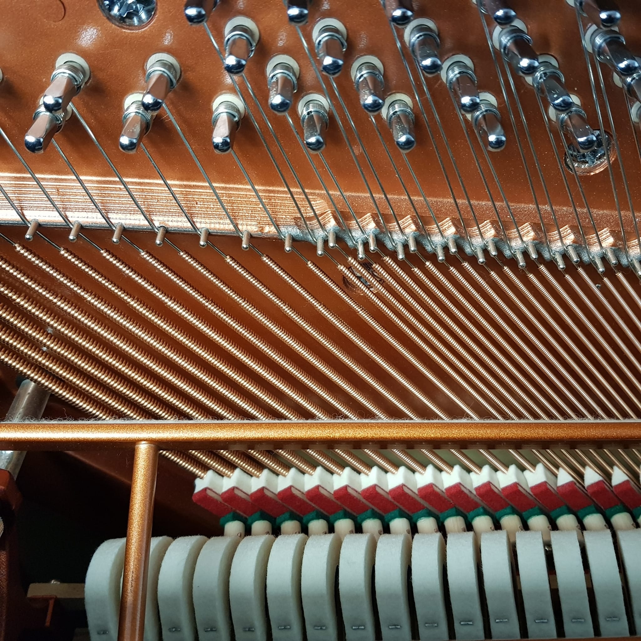 Feurich 133 upright Piano in Black – Gallery image – Roberts Pianos Oxford