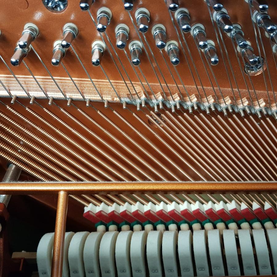 Feurich 133 upright Piano in Black – Gallery image – Roberts Pianos Oxford