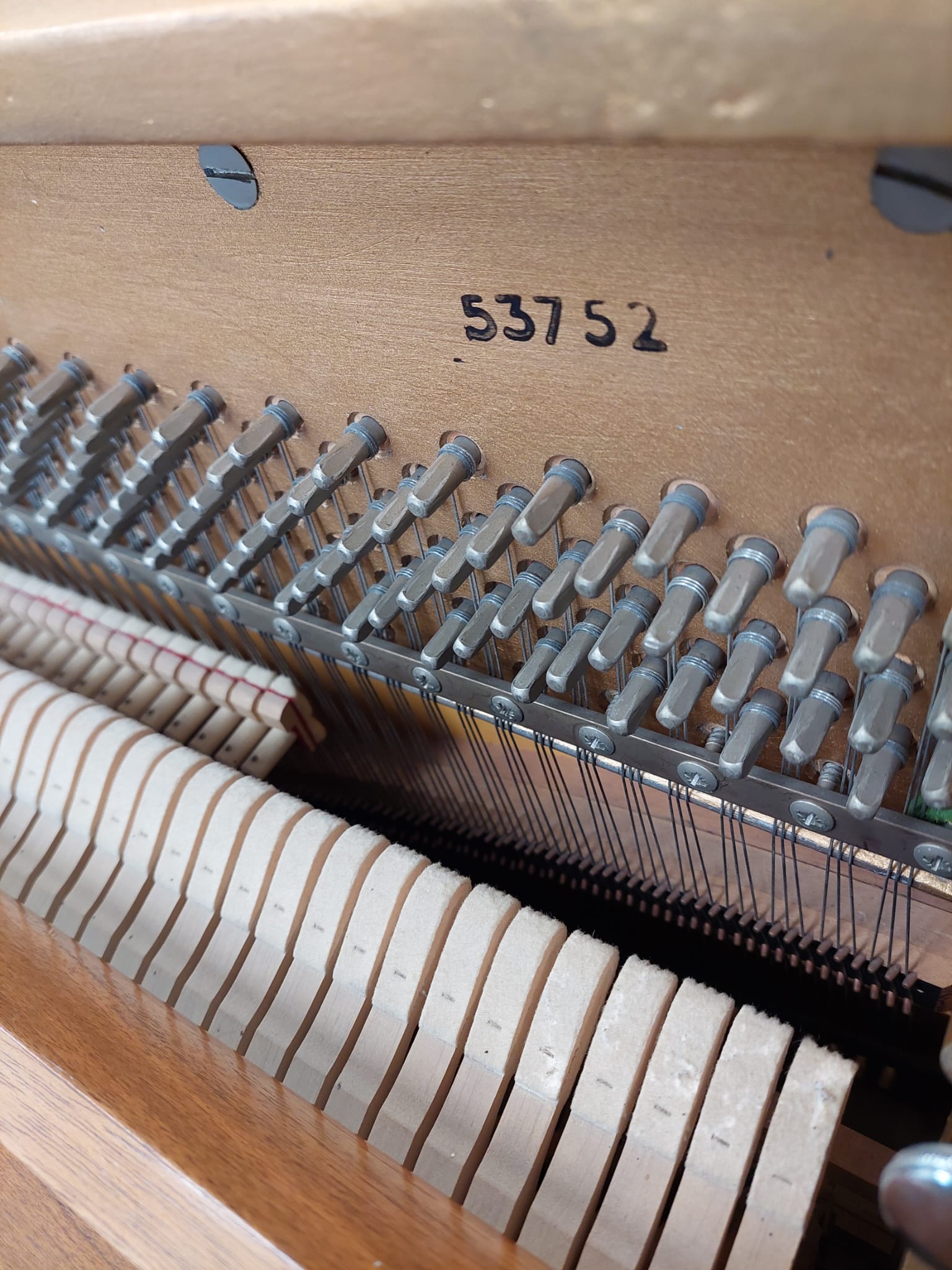 Knight K10 Upright Piano in Walnut – Gallery image – Roberts Pianos Oxford
