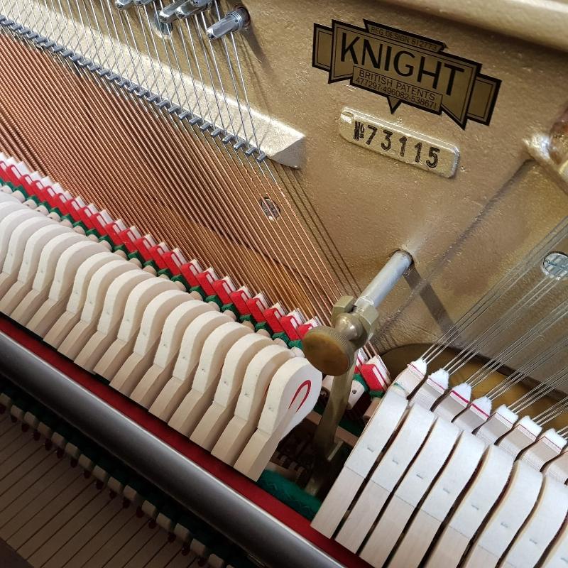 Knight K46 upright Piano in Mahogany – Gallery image – Roberts Pianos Oxford