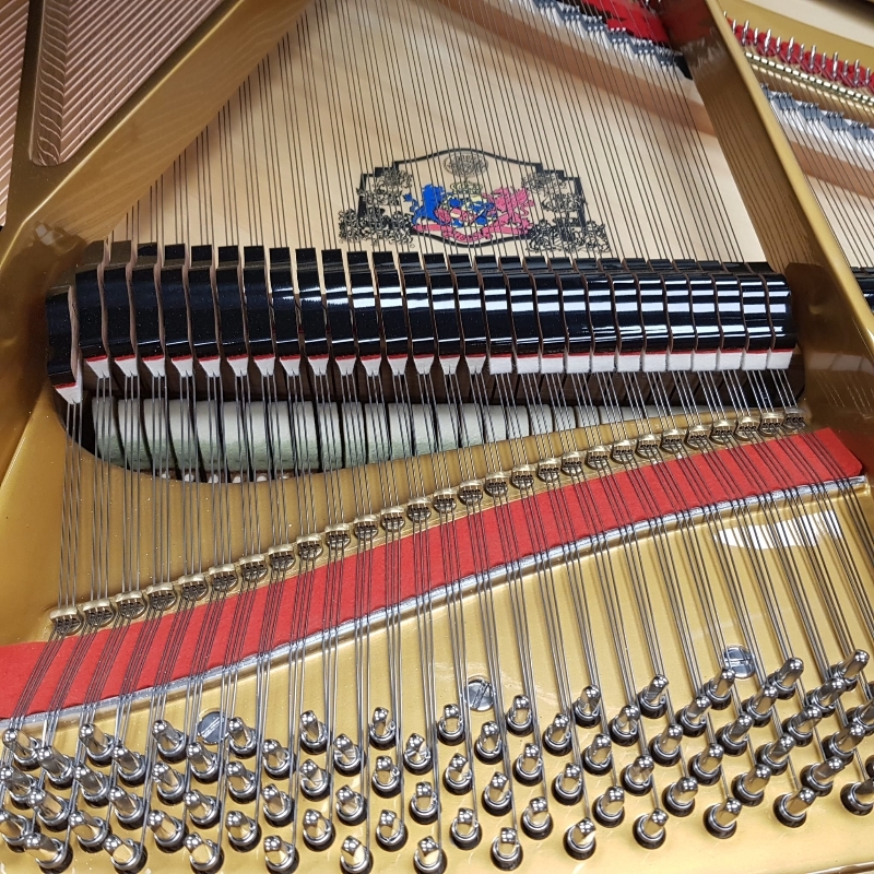 Grotrian Steinweg 192 grand Piano in Black – Gallery image – Roberts Pianos Oxford
