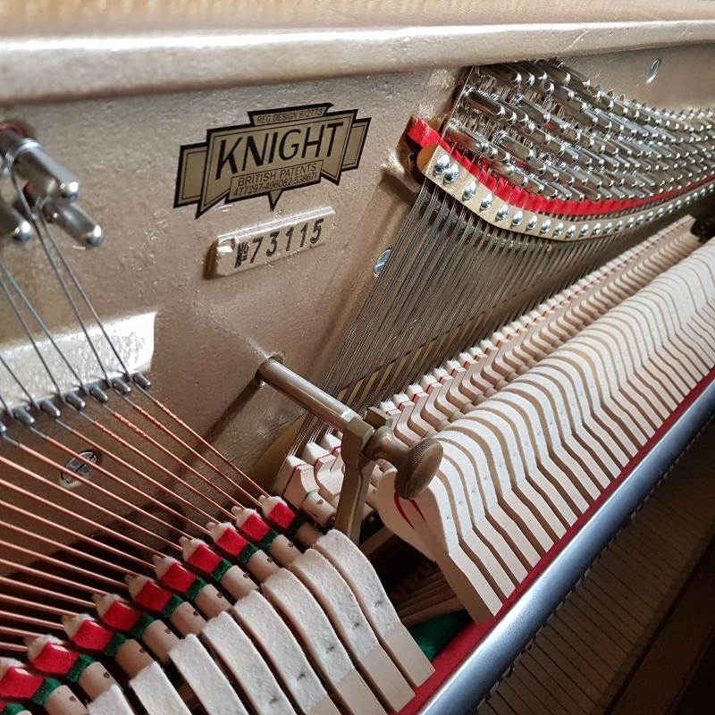 Knight K46 upright Piano in Mahogany – Gallery image – Roberts Pianos Oxford