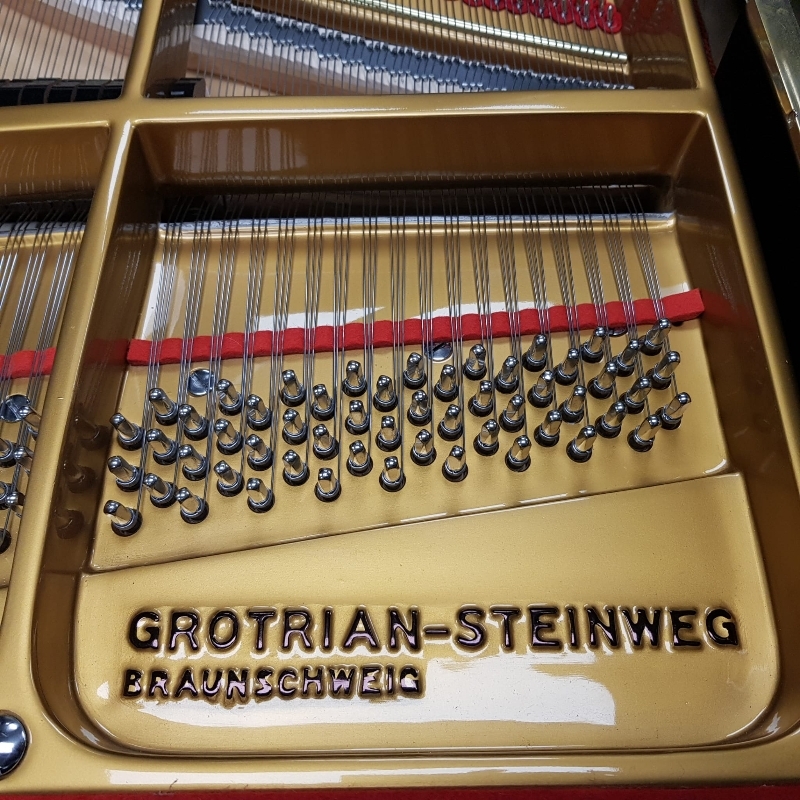 Grotrian Steinweg 192 grand Piano in Black – Gallery image – Roberts Pianos Oxford