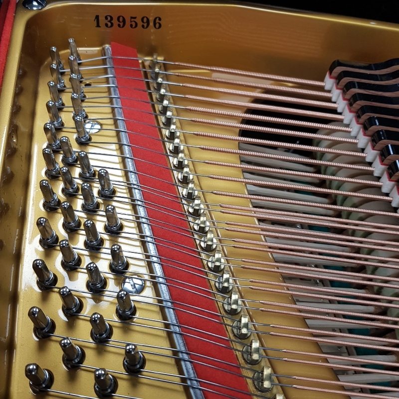Grotrian Steinweg 192 grand Piano in Black – Gallery image – Roberts Pianos Oxford
