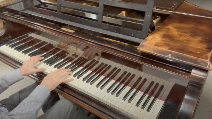 Bechstein V grand Piano in rosewood – Gallery image – Roberts Pianos Oxford