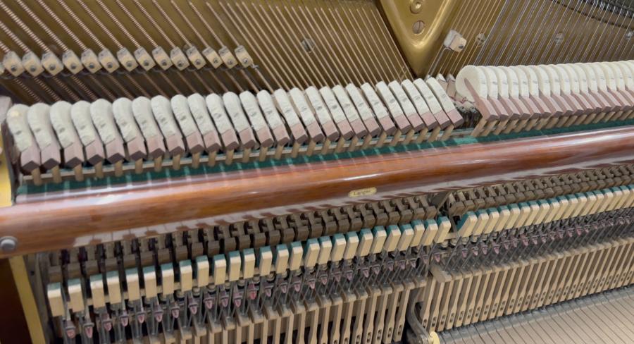 Bechstein 8 upright Piano in black – Gallery image – Roberts Pianos Oxford