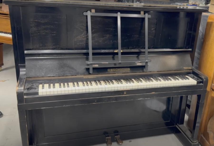 Bechstein 8 upright Piano in black – Featured image – Roberts Pianos Oxford