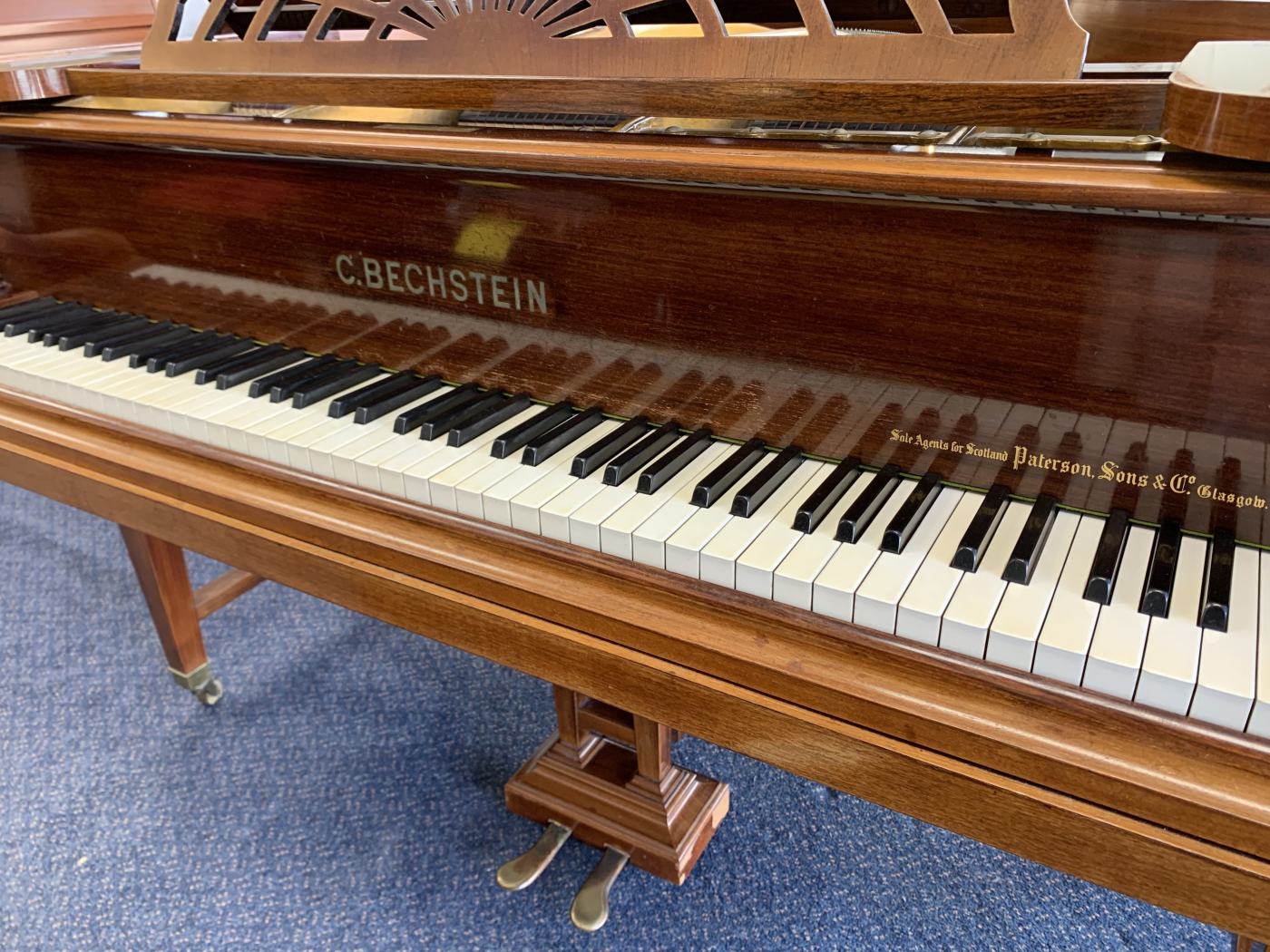 Bechstein B grand Piano in mahogany – Featured image – Roberts Pianos Oxford