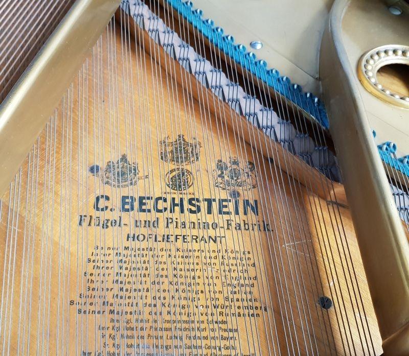 Bechstein B grand Piano in black French polish – Gallery image – Roberts Pianos Oxford
