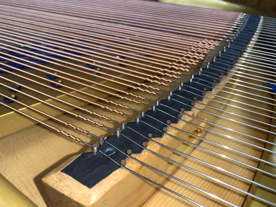 Bluthner style IV grand Piano in mahogany – Gallery image – Roberts Pianos Oxford