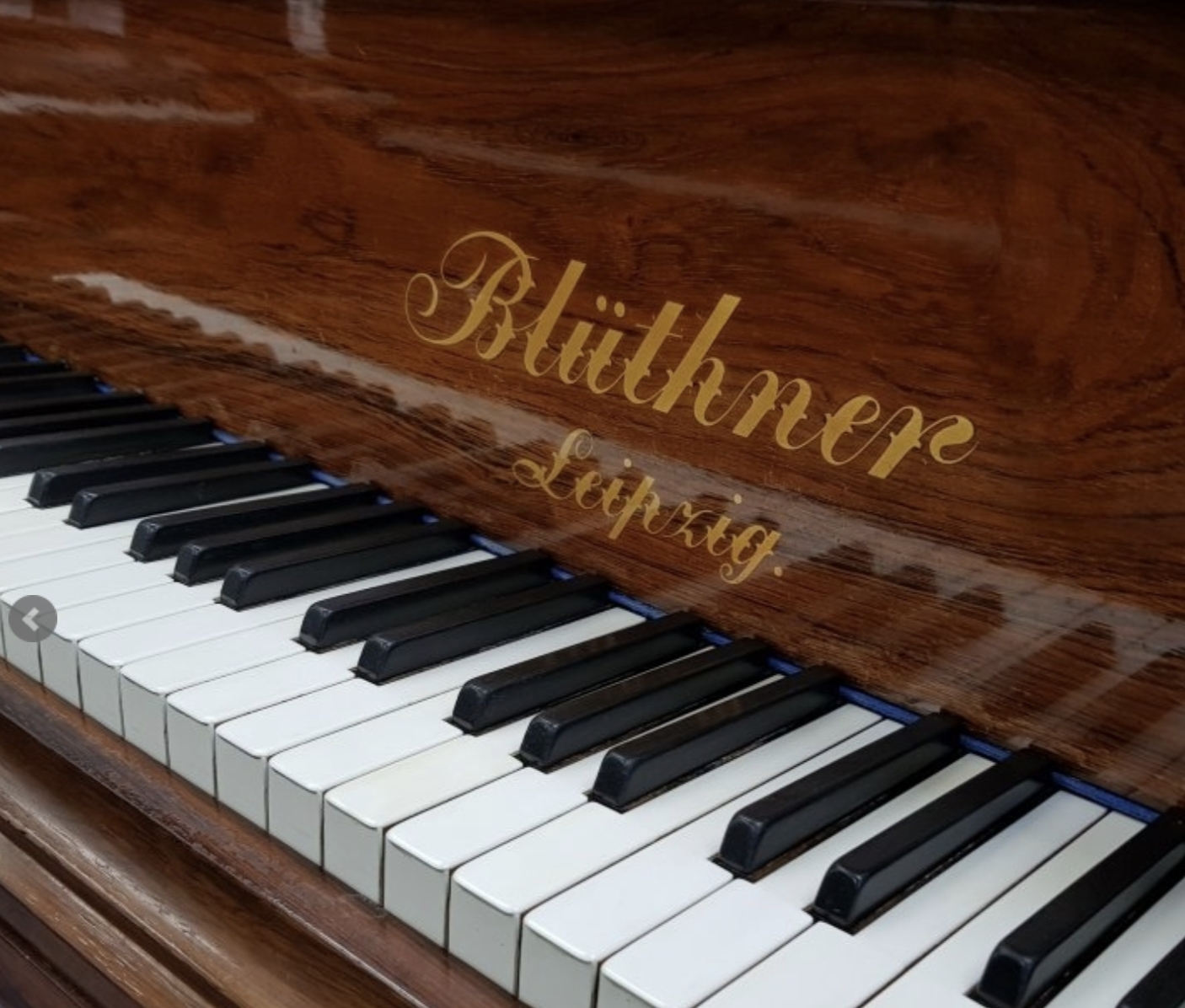 Bluthner VII grand Piano in rosewood – Gallery image – Roberts Pianos Oxford