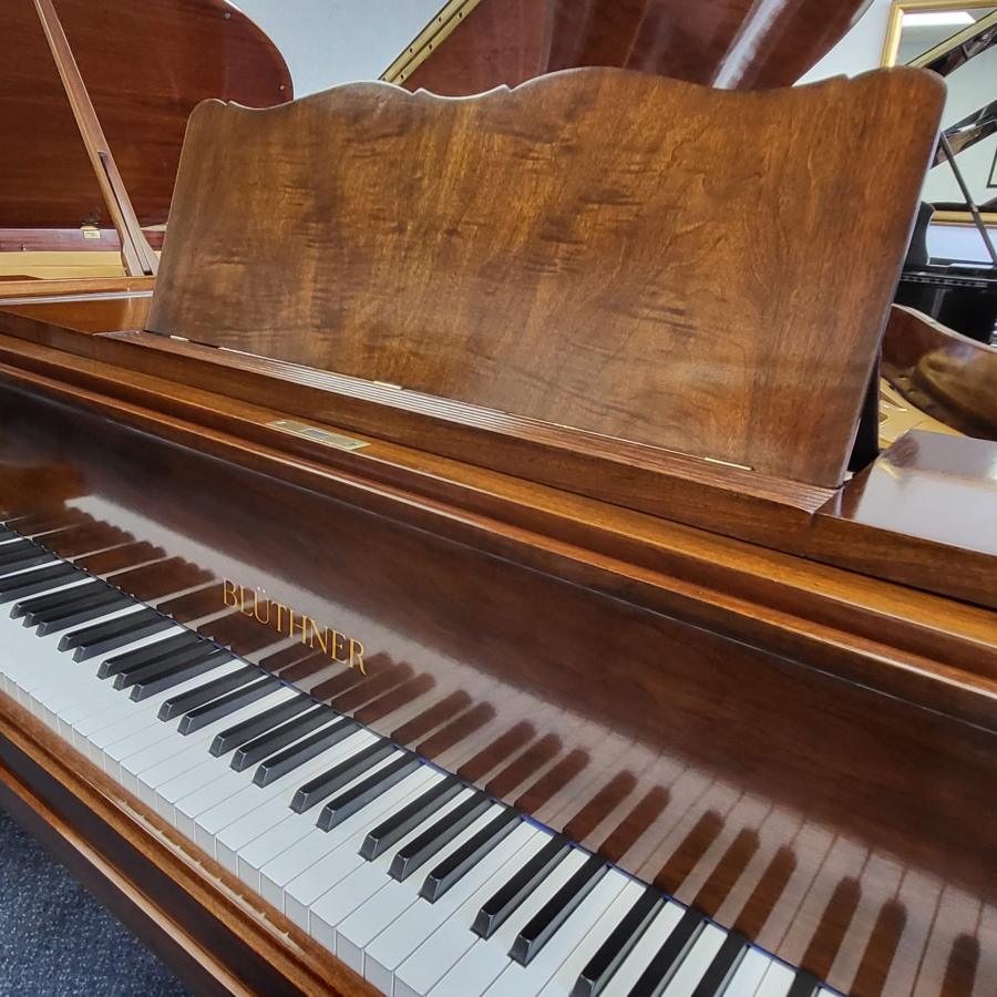 Bluthner style IVa grand Piano in walnut – Gallery image – Roberts Pianos Oxford