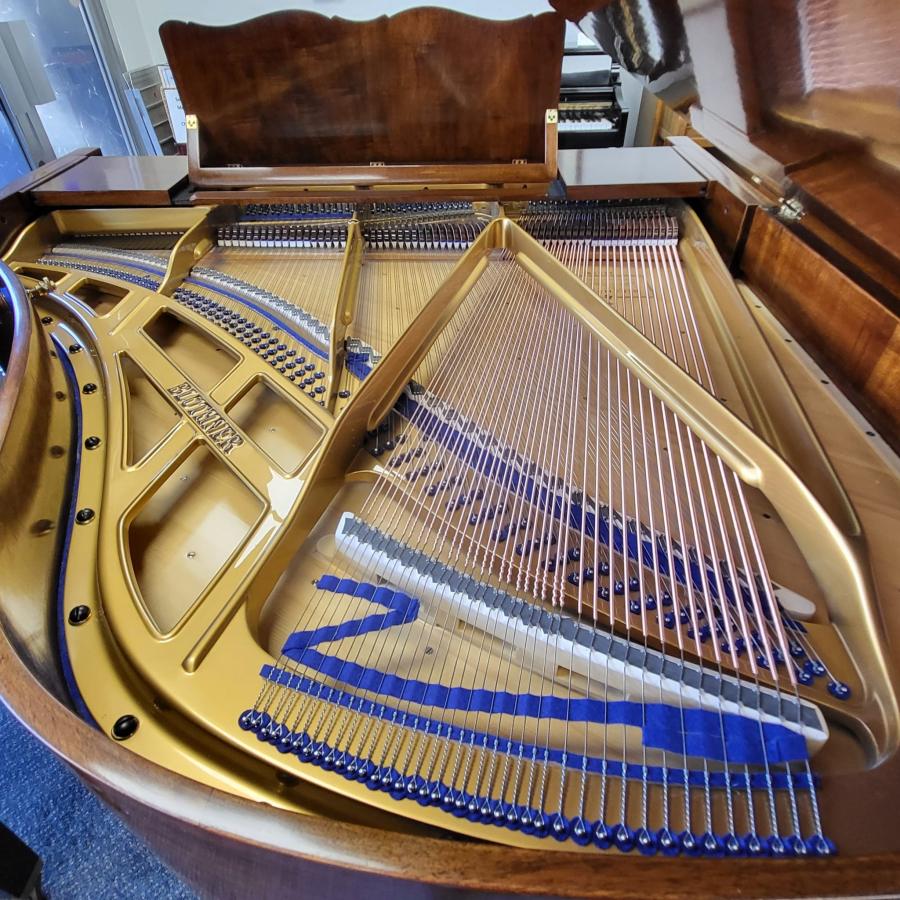 Bluthner style IVa grand Piano in walnut – Gallery image – Roberts Pianos Oxford