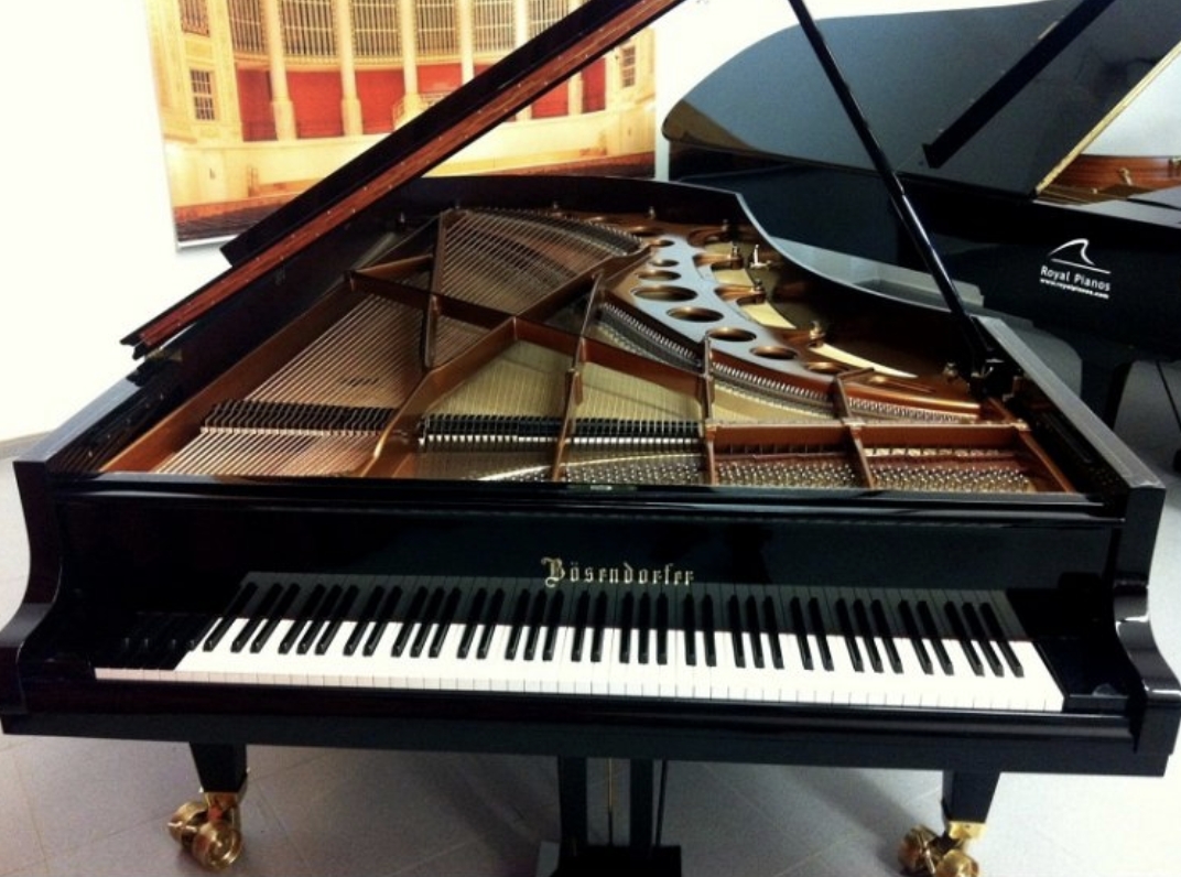 Bosendorfer Imperial grand Piano in black – Gallery image – Roberts Pianos Oxford