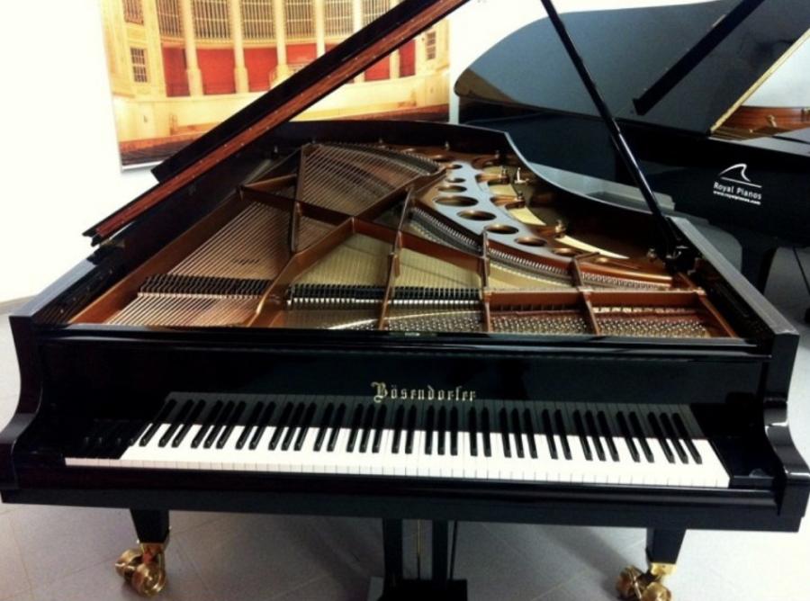 Bosendorfer Imperial grand Piano in black – Gallery image – Roberts Pianos Oxford
