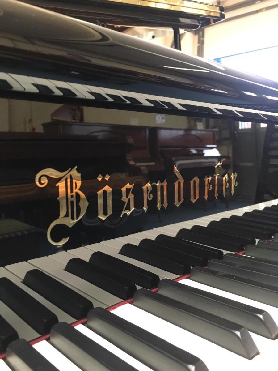 Bosendorfer 190 grand Piano in bright black – Gallery image – Roberts Pianos Oxford