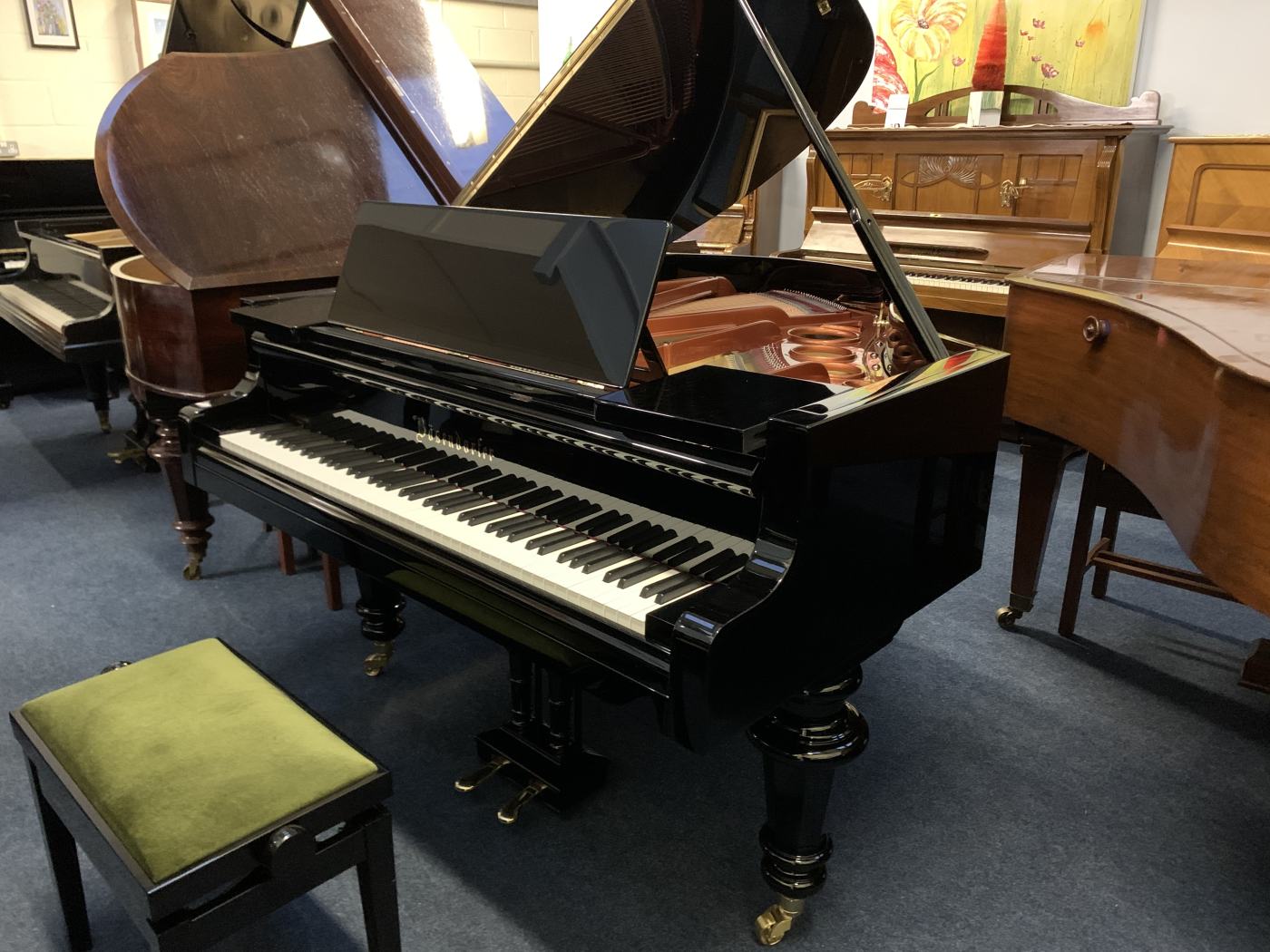 Bosendorfer 170 grand Piano in Black – Featured image – Roberts Pianos Oxford