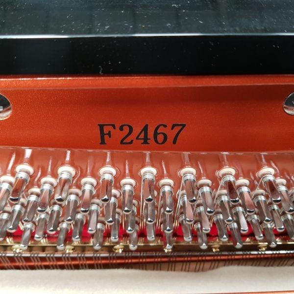 Feurich 125 upright Piano in Black – Gallery image – Roberts Pianos Oxford