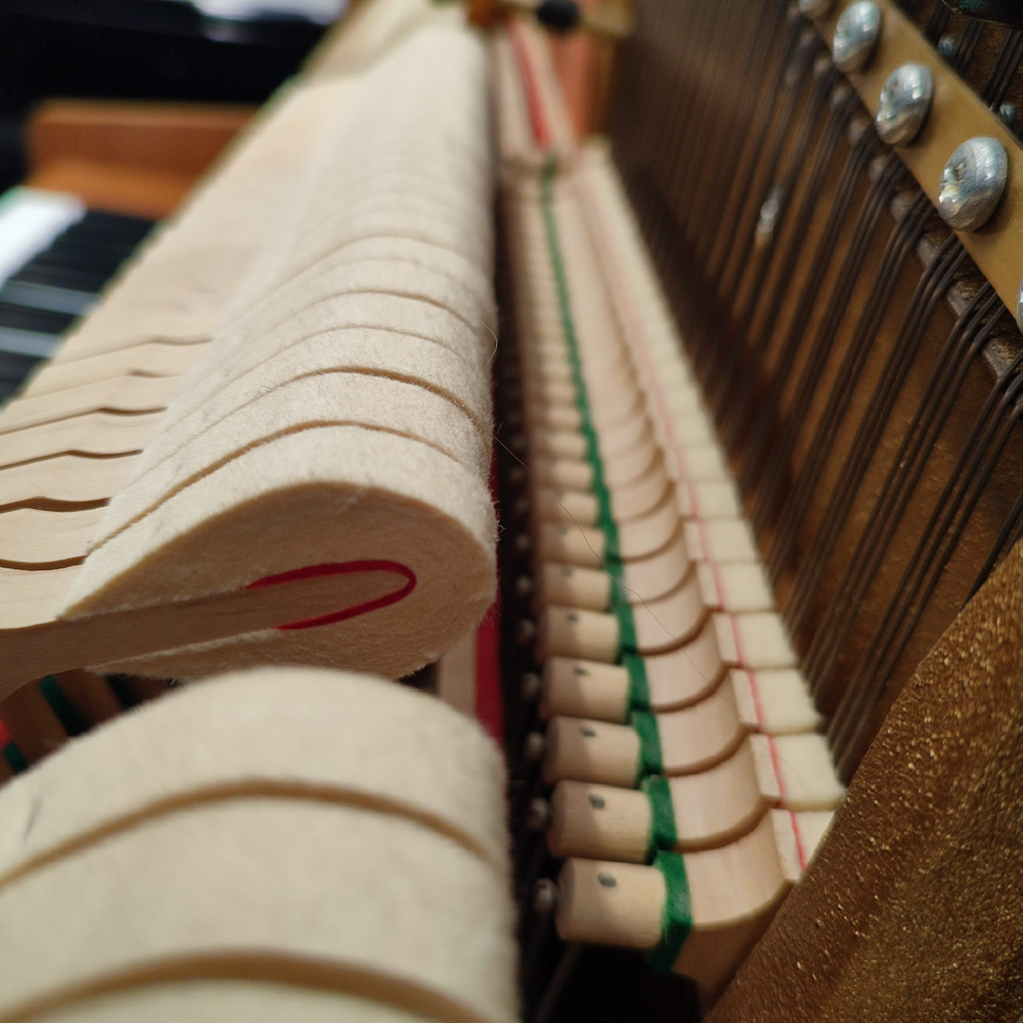 Fazer upright Piano in Light walnut – Gallery image – Roberts Pianos Oxford
