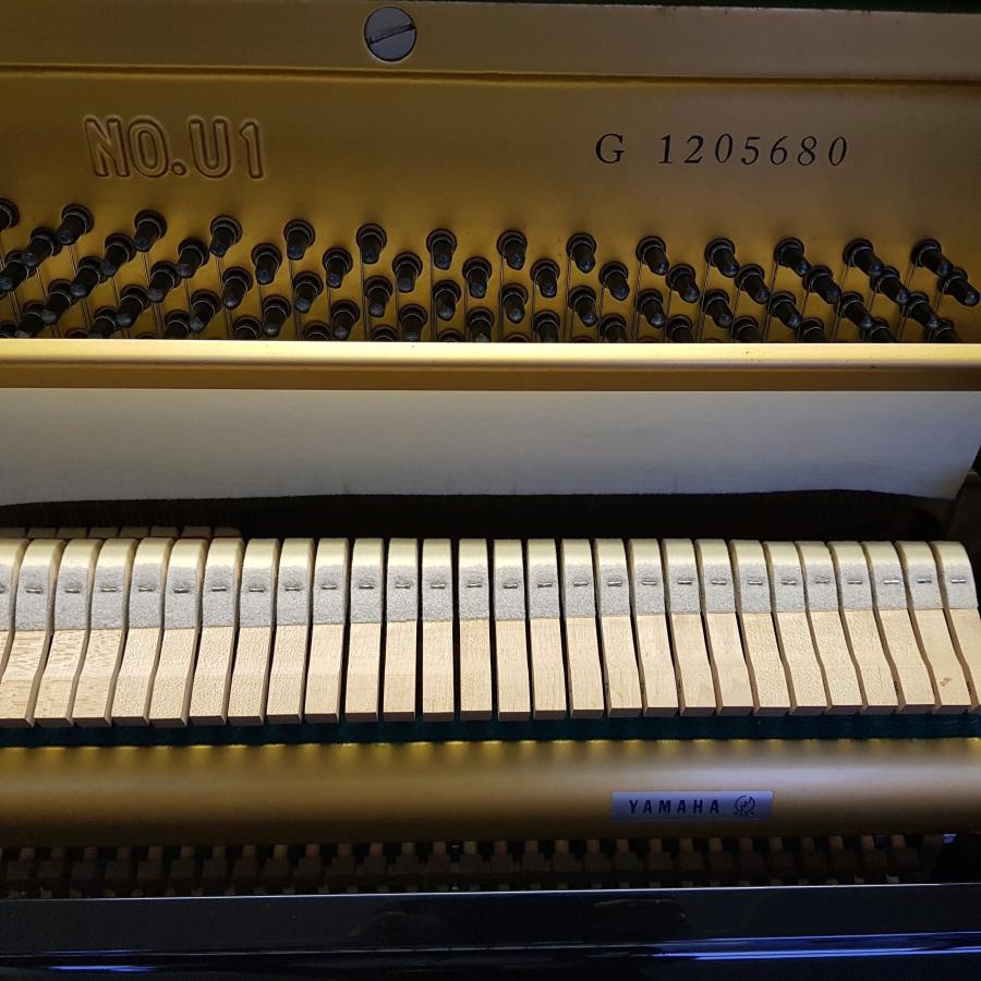 Yamaha U1G upright Piano in Bright black – Gallery image – Roberts Pianos Oxford