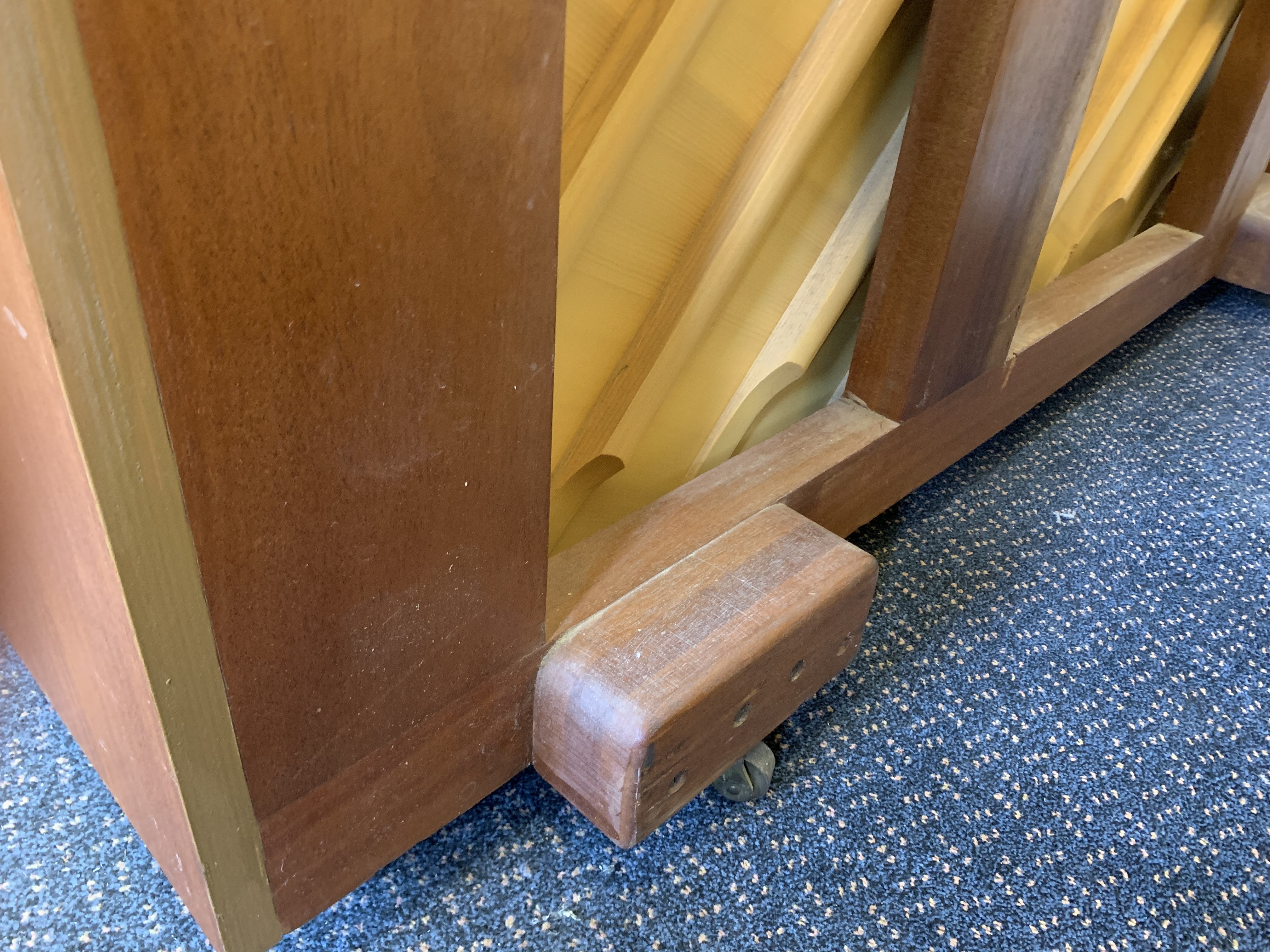Knight K10 upright Piano in light teak – Gallery image – Roberts Pianos Oxford