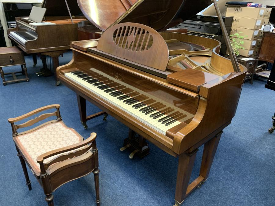 Ibach 163 grand Piano in walnut – Featured image – Roberts Pianos Oxford