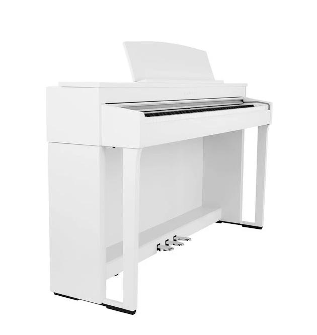 Kawai CN39 digital Piano in satin white – Gallery image – Roberts Pianos Oxford