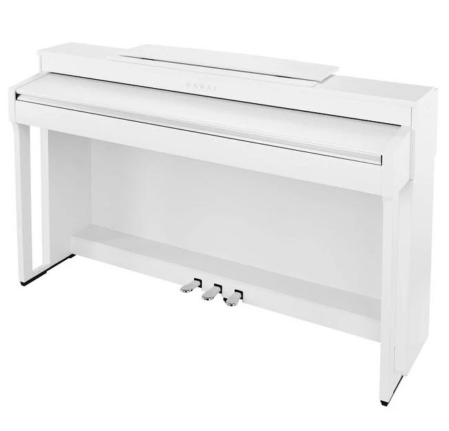 Kawai CN39 digital Piano in satin white – Gallery image – Roberts Pianos Oxford