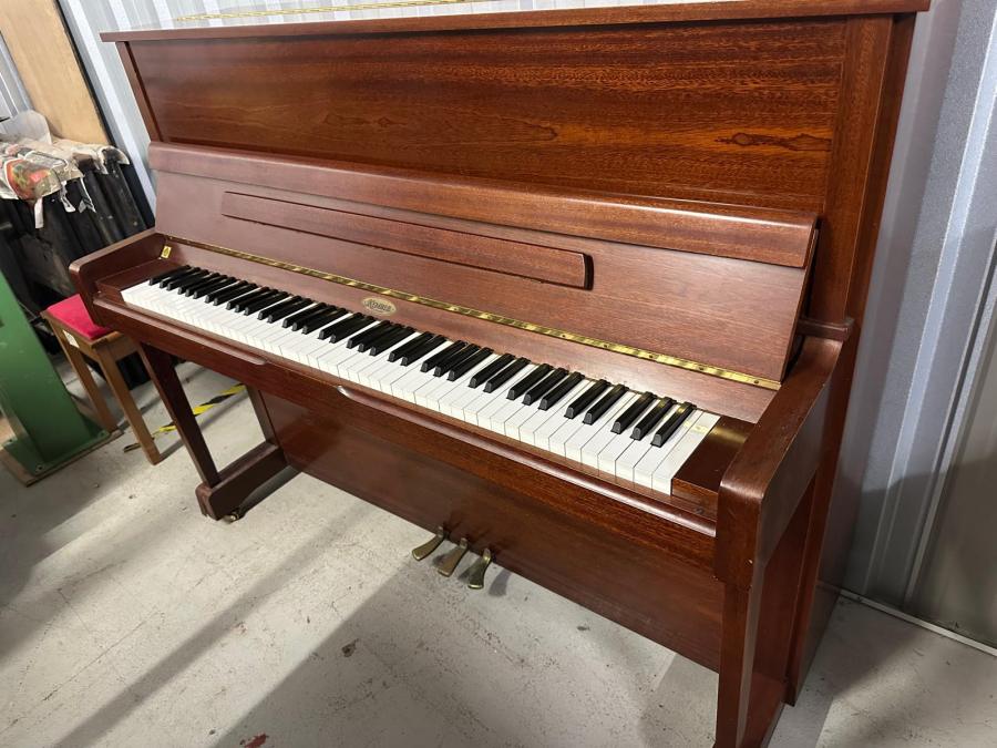 Kemble 120 upright Piano in Mahogany satin – Featured image – Roberts Pianos Oxford