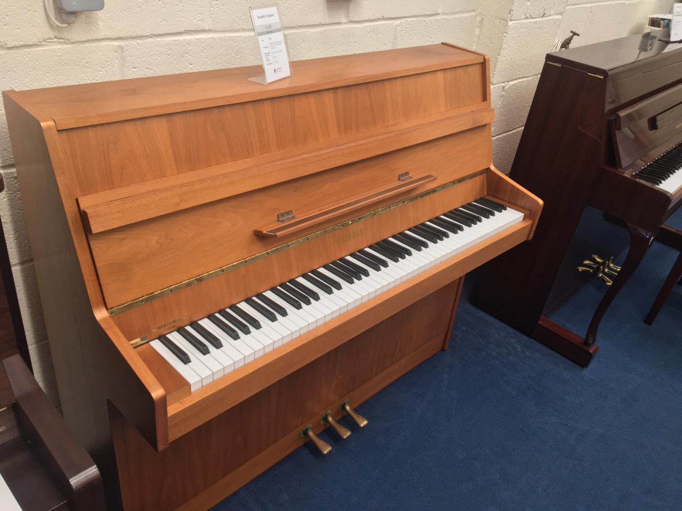 Kemble Compact upright Piano in Teak – Featured image – Roberts Pianos Oxford