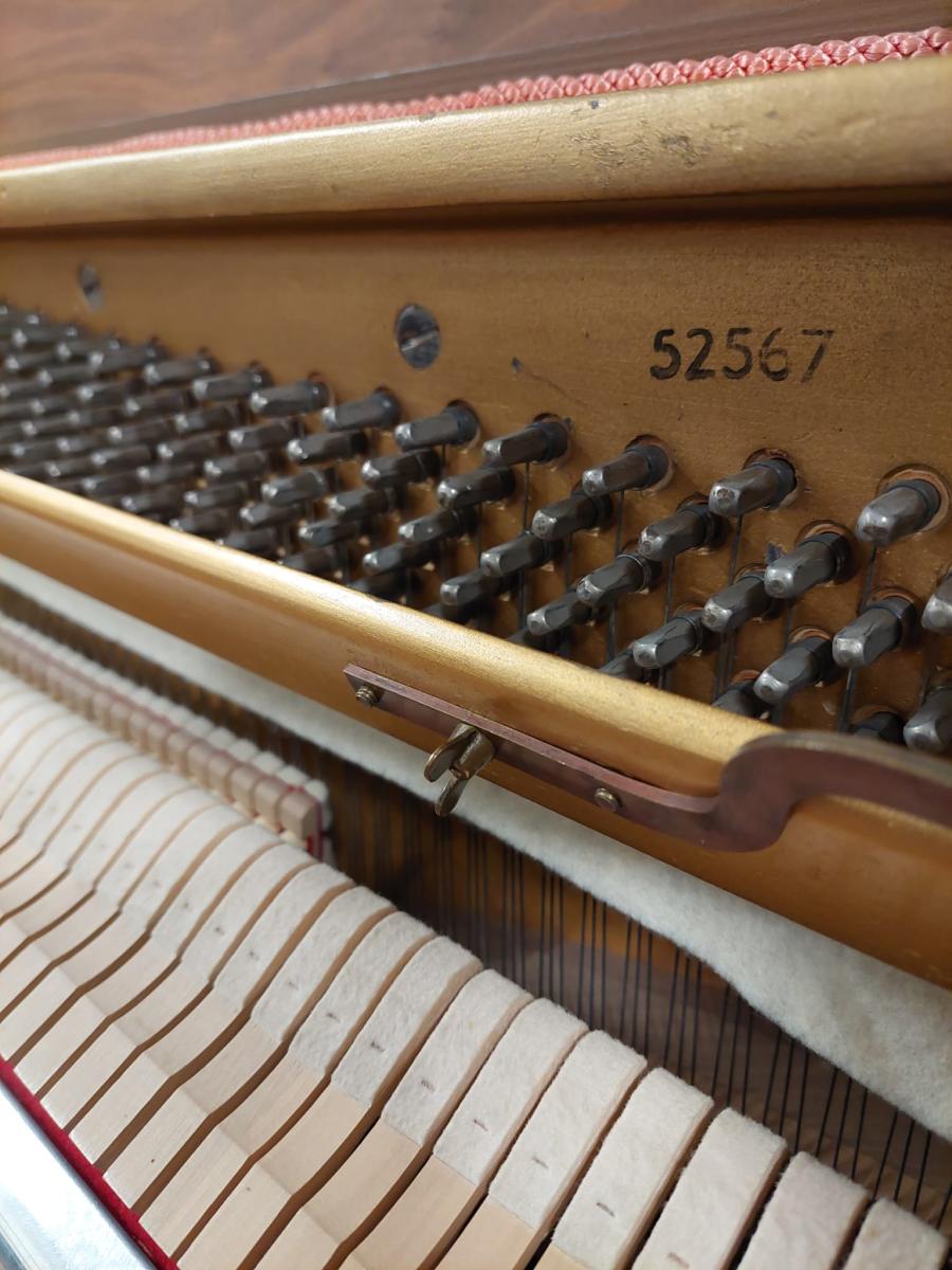 Knight K20 upright Piano in Mahogany – Gallery image – Roberts Pianos Oxford
