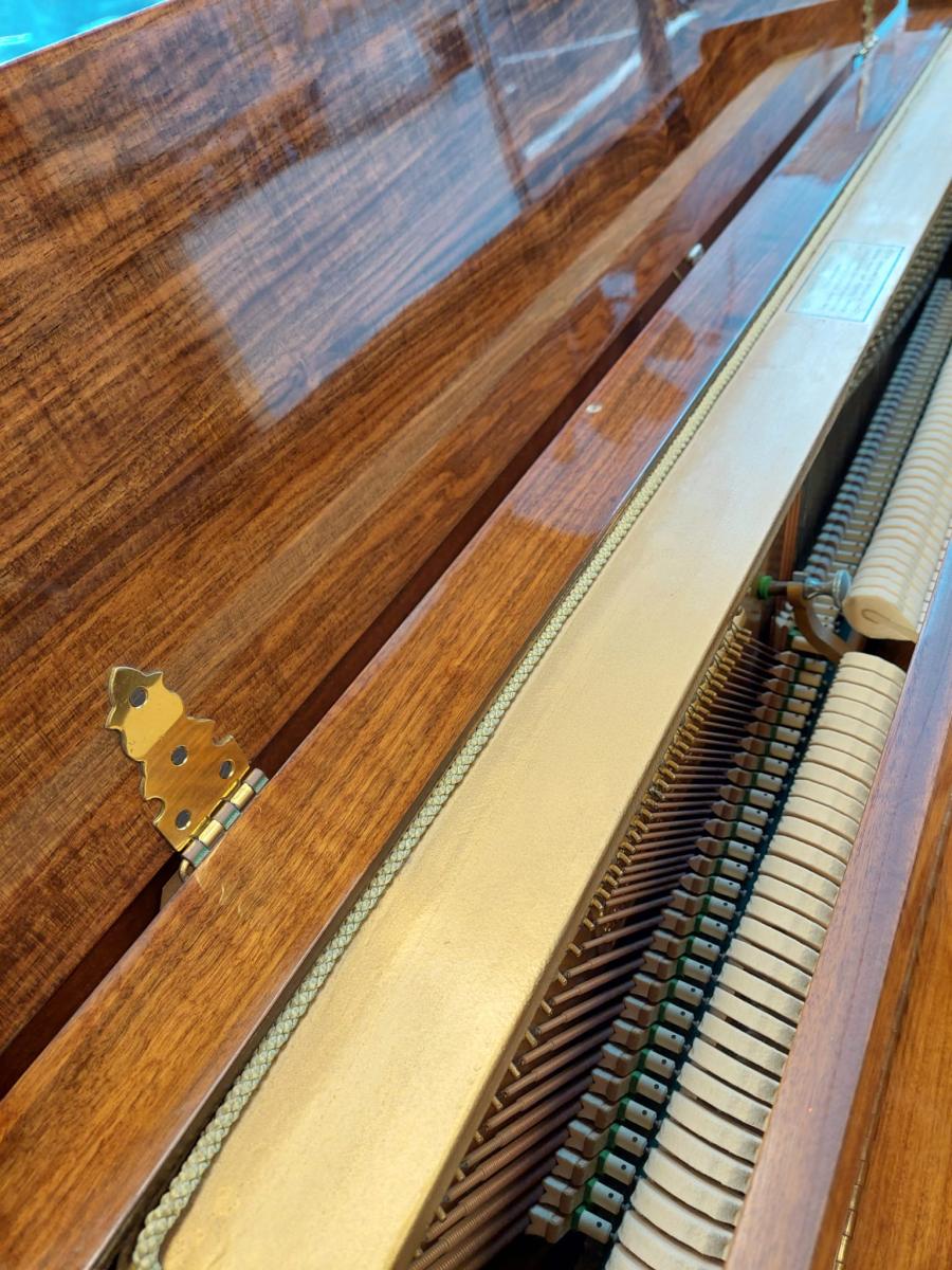 Knight K6 (K20) upright Piano in Bright Walnut – Gallery image – Roberts Pianos Oxford