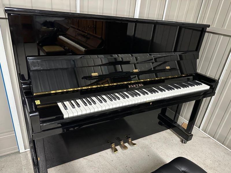 Pleyel upright Piano in Black polyester – Featured image – Roberts Pianos Oxford