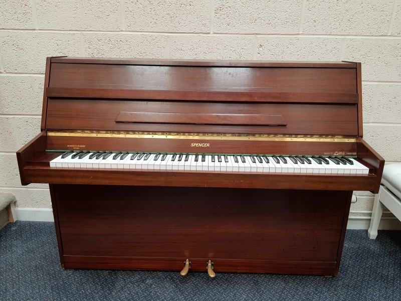 Spencer upright Piano in mahogany – Featured image – Roberts Pianos Oxford