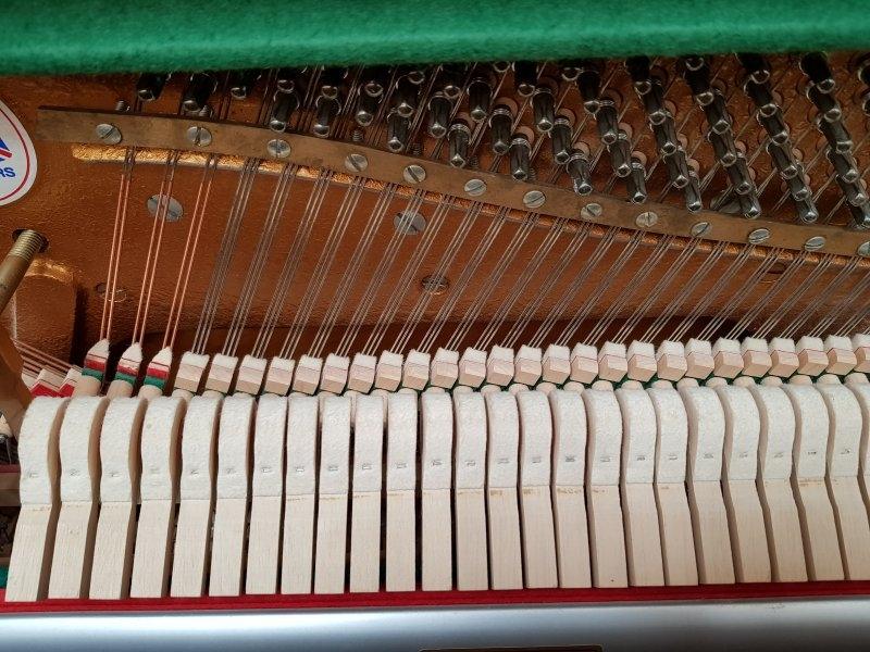 Spencer upright Piano in Mahogany – Gallery image – Roberts Pianos Oxford