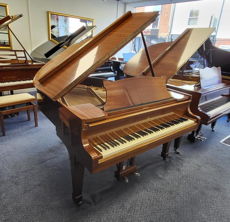 Steinway S grand Piano in mahogany – Featured image – Roberts Pianos Oxford