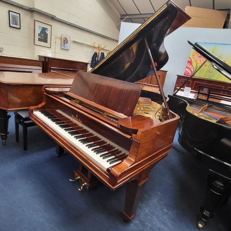 Steinway Model A (zero) grand Piano in light and medium rosewood – Featured image – Roberts Pianos Oxford