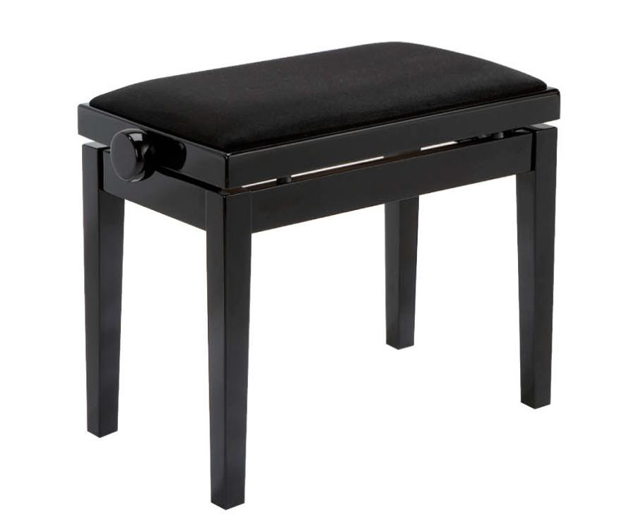 Hidrau Toledo Stool stool Piano in Bright black – Featured image – Roberts Pianos Oxford