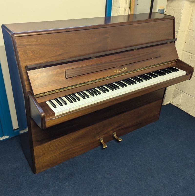 Welmar 110 upright Piano in Mahogany – Featured image – Roberts Pianos Oxford