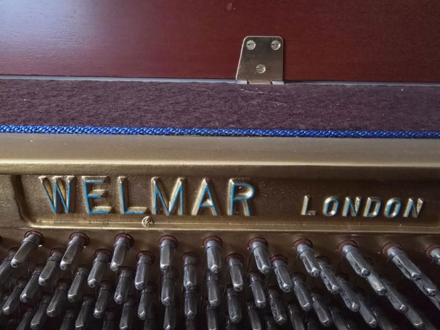 Welmar 110 upright Piano in Mahogany – Gallery image – Roberts Pianos Oxford