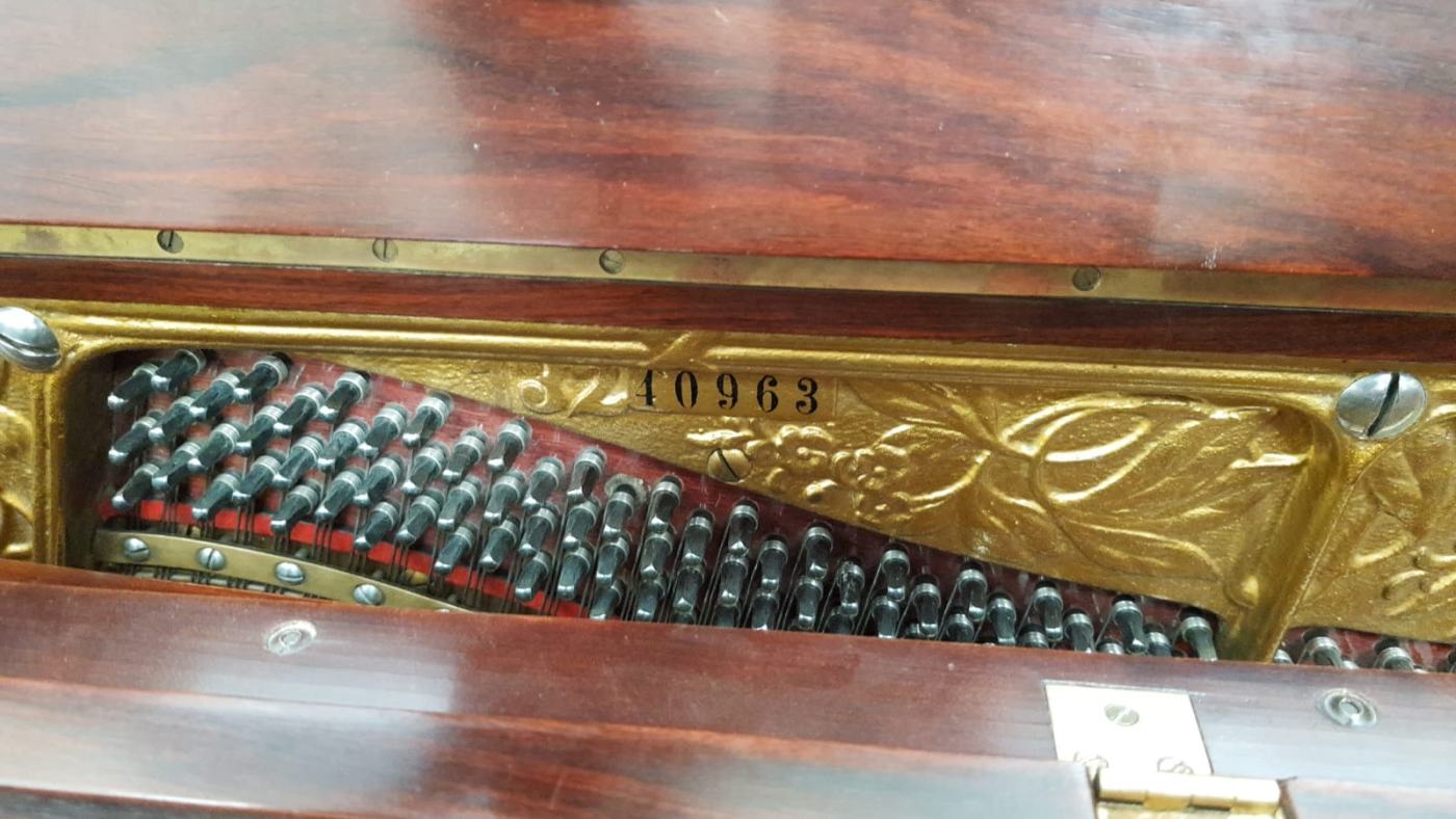 Grotrian Steinweg 132 upright Piano in mahogany – Featured image – Roberts Pianos Oxford