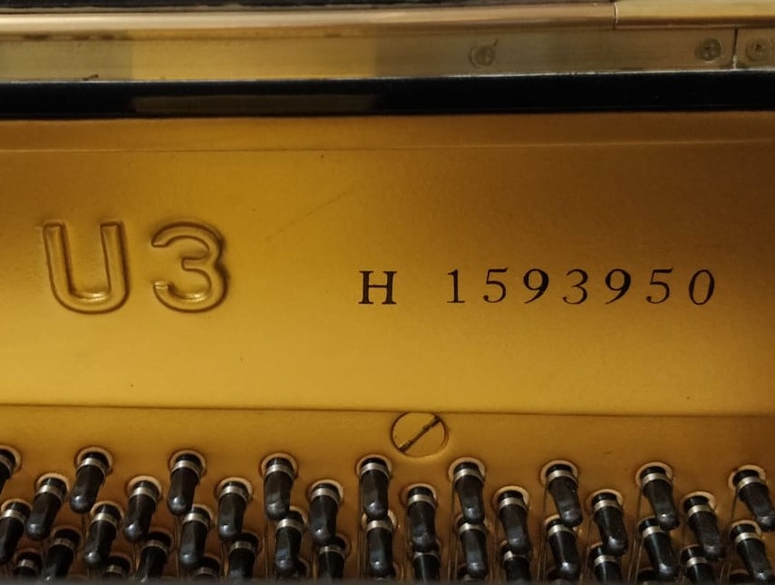 Yamaha U3H upright Piano in Black polyester – Gallery image – Roberts Pianos Oxford