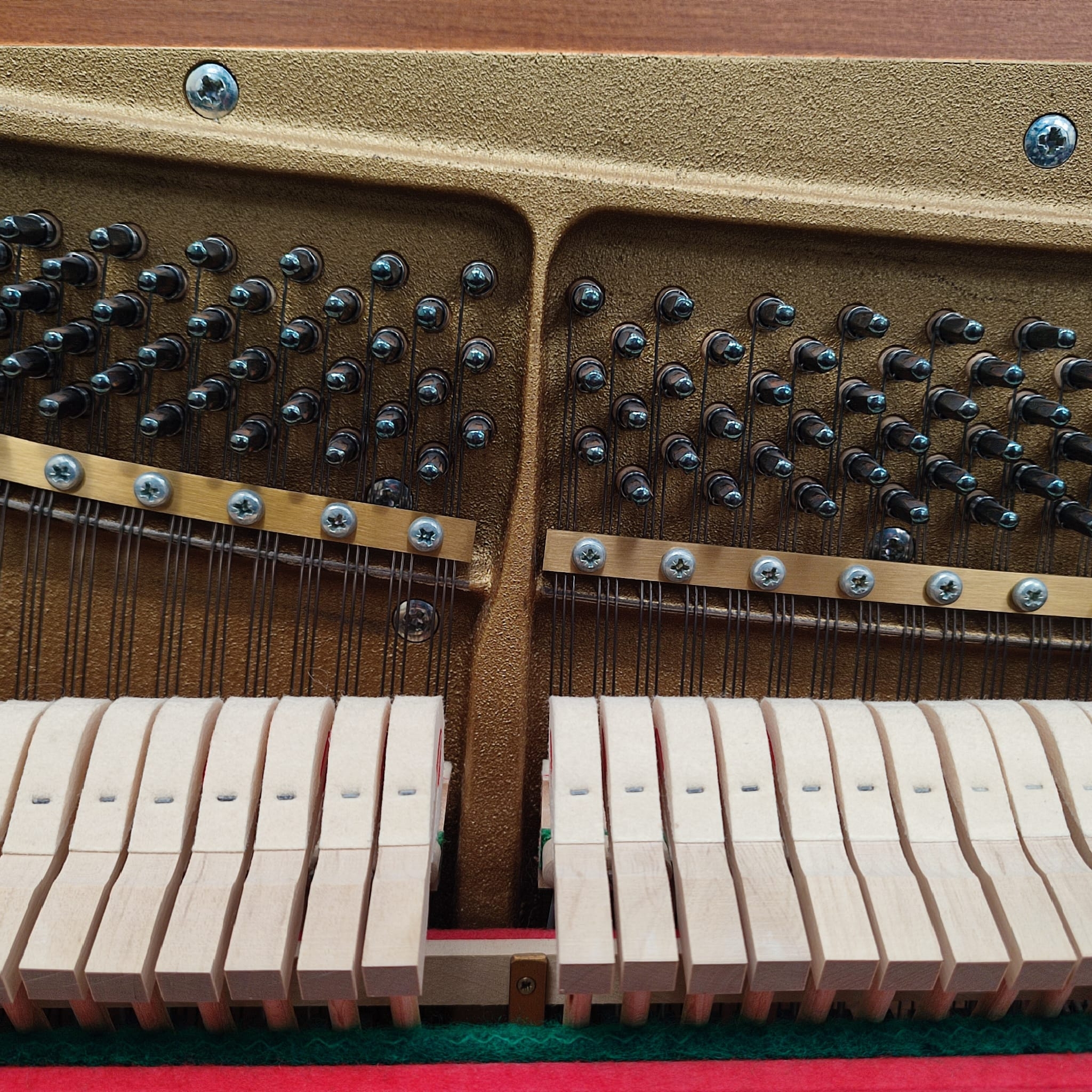 Fazer upright Piano in Light walnut – Gallery image – Roberts Pianos Oxford