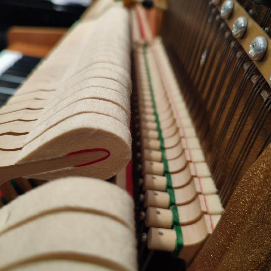 Fazer upright Piano in Light walnut – Gallery image – Roberts Pianos Oxford