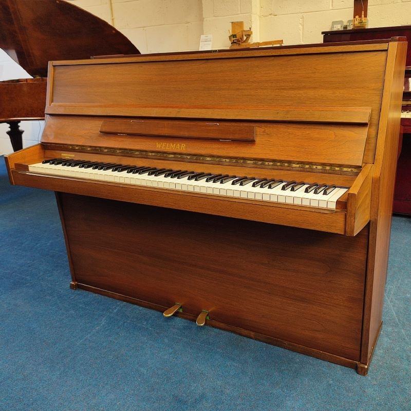 Welmar upright Piano in mahogany – Featured image – Roberts Pianos Oxford