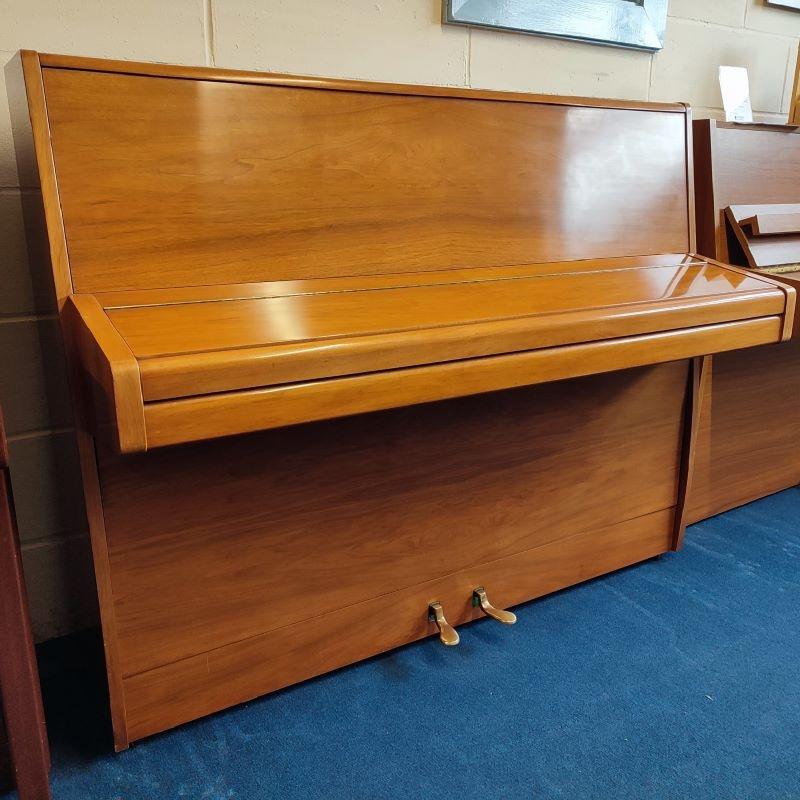 Knight K10 upright Piano in walnut – Gallery image – Roberts Pianos Oxford